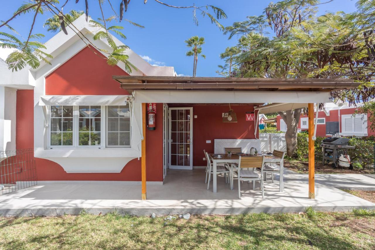 Lightbooking Tunos 73 Maspalomas Gran Jardin Y Barbacoa Exterior foto