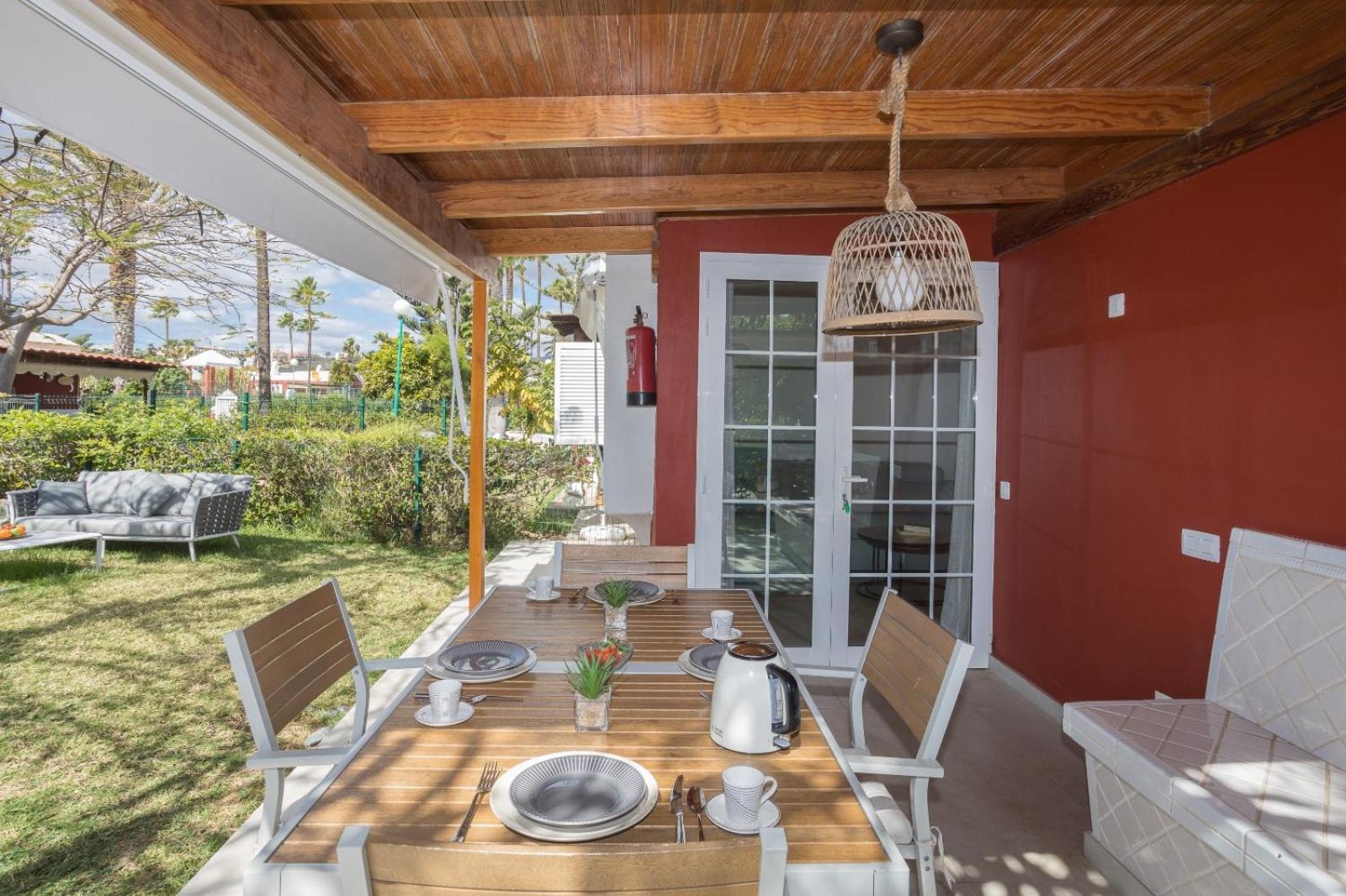 Lightbooking Tunos 73 Maspalomas Gran Jardin Y Barbacoa Exterior foto
