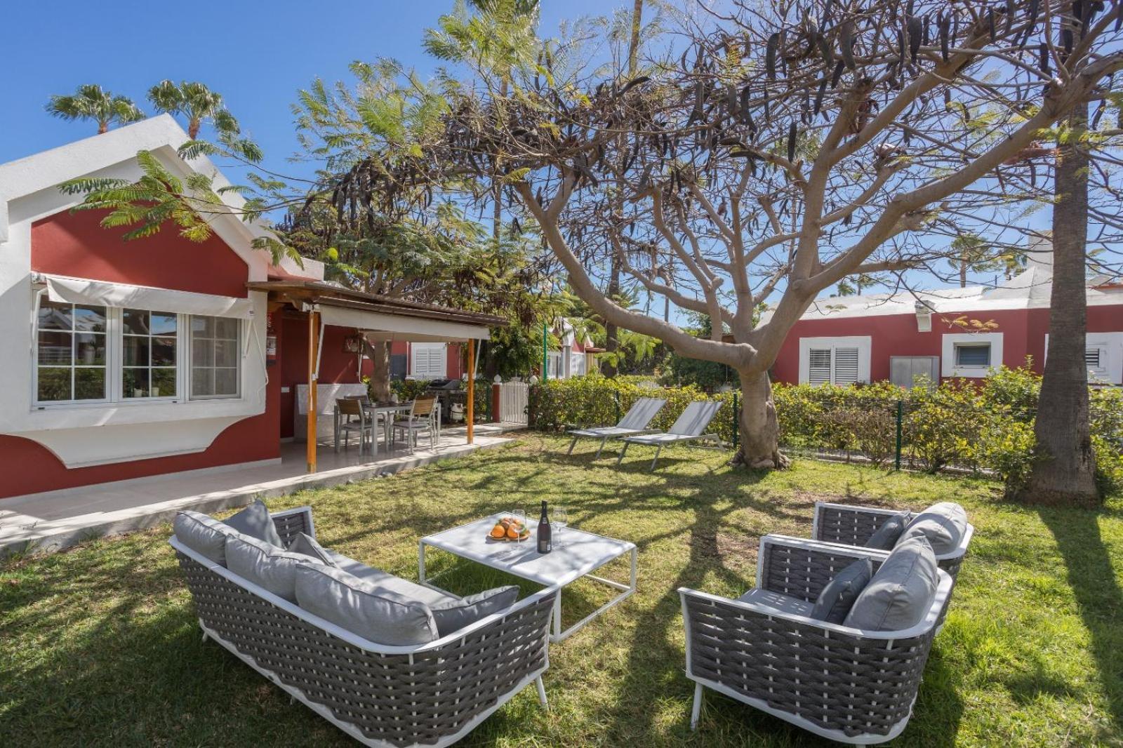 Lightbooking Tunos 73 Maspalomas Gran Jardin Y Barbacoa Exterior foto