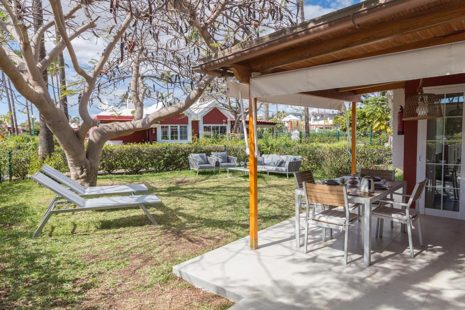 Lightbooking Tunos 73 Maspalomas Gran Jardin Y Barbacoa Exterior foto
